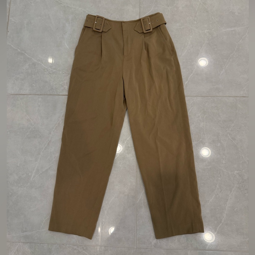 Club Monaco Cropped Pants with Belted Waist Size 2